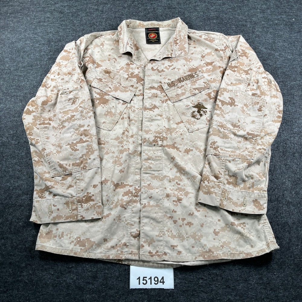 Propper Blouse Mens Med-Lng Desert Camo Excellent USMC MARPAT Combat Shirt